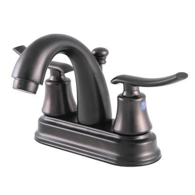 Kingston Brass FB5615JL 4 in. Centerset Bathroom Faucet, Oil Rubbed Bronze - Kingston Brass FB5615JL