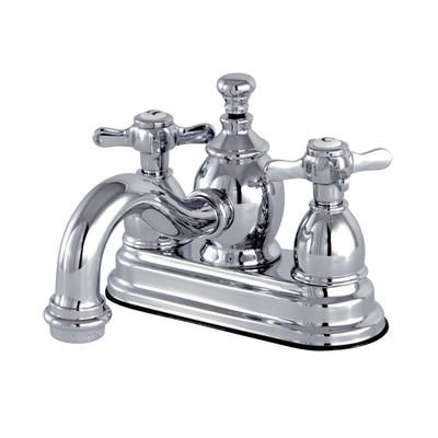 Kingston Brass KS7101BEX 4 in. Centerset Bathroom Faucet, Polished Chrome - Kingston Brass KS7101BEX