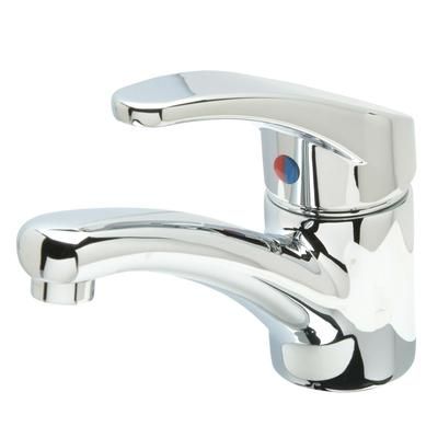 Zurn Industries Z82200-XL-3M Deck Mount Lavatory Faucet w/ 5" Spout & 0.5 gpm Spray Outlet- 4" Centers, Chrome, Stainless Steel