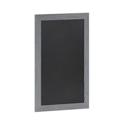 Flash Furniture HGWA-GDI-CRE8-552315-GG Wall Mount Chalkboard Sign - 20"W x 30"H, Pine Wood Frame, Rustic Gray