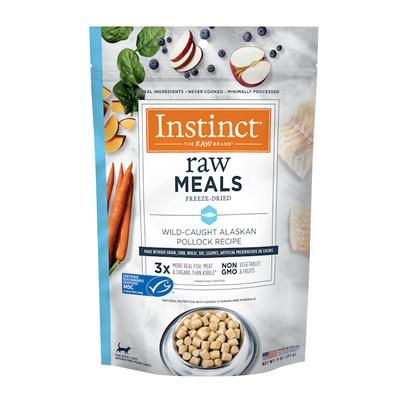 Freeze Dried Raw Meals Grain Free Wild-Caught Alaskan Pollock Recipe Cat Food, 9 oz.