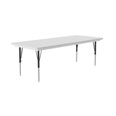 Correll AR3060-REC-23 Activity Table w/ Plastic Top, 60"W x 30"D, Gray Granite