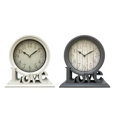 Horloge de bureau de Style Vintage horloge de Table silencieuse pour chevet bureau ferme maison