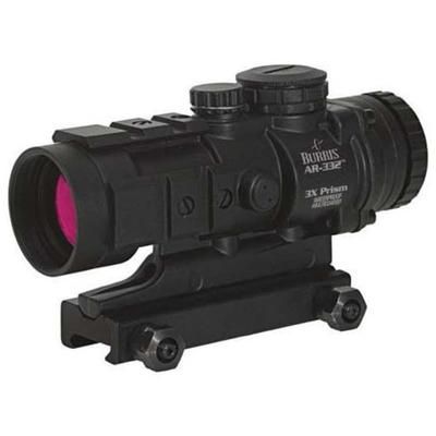 OpticsPlanet Exclusive Burris AR-332 3x32mm Prismatic Red Dot Sight Ballistic CQ Reticle Black 300208
