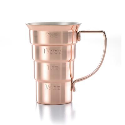Barfly M37108CP 2 oz Stepped Jigger w/ Handle, Copper