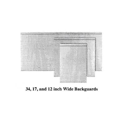 Garland M9LPBG Master Series Low Profile Backguard/ Flue Riser, 10 in x 9 in W, Stainless