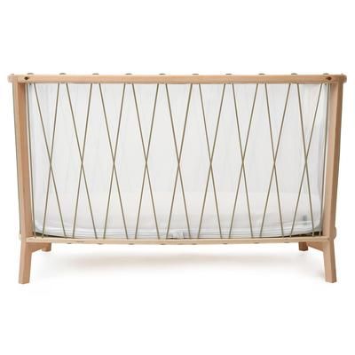 Charlie Crane KIMI Baby Bed with Organic Mattress - Hazelnut