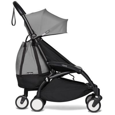 Babyzen YOYO2 Ultra Compact Complete 6+ Stroller & Rolling Bag Bundle - Black/Grey