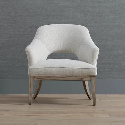 Coraline Accent Chair - Pine York Performance Leather - Frontgate