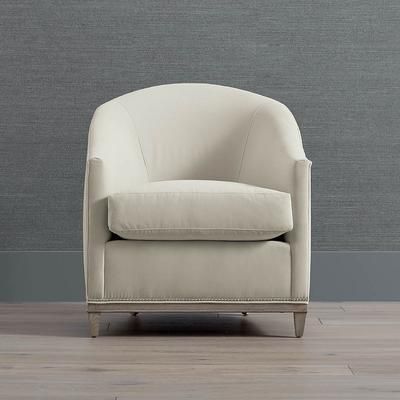 Lavello Accent Chair - Midnight Velvet InsideOut Performance - Frontgate