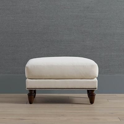 Kahli Ottoman - Indigo Crypton Nolita Dot Performance - Frontgate