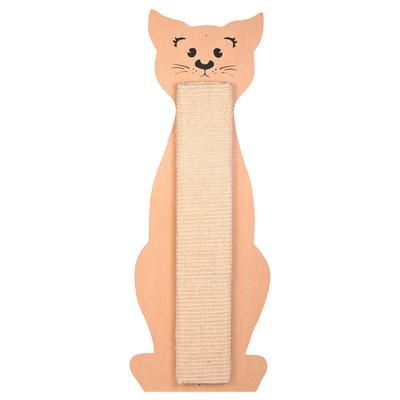 Trixie Cat-Shaped Scratching Board Beige