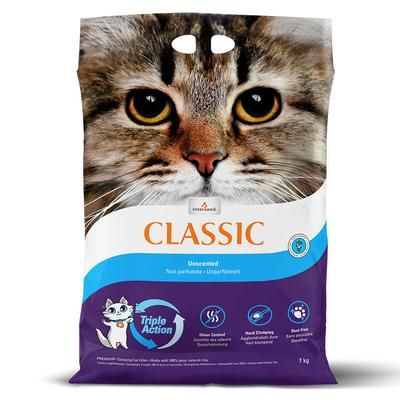7kg Unscented Intersand Classic Cat Litter