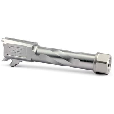 Zaffiri Precision Threaded Pistol Barrel Sig P365 9mm 1/10 Twist 1/2x28 416R Stainless Steel Stainless Steel ZP.365BTSS