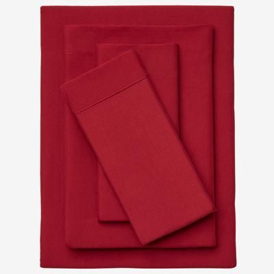 BH Studio Solid Microfiber Sheet Set by BH Studio in Garnet (Size CALKNG)