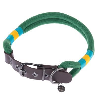 Nomad Tales Spirit Dog Collar | Pine | Size XS: 30-36cm Neck Circumference, 30mm Width