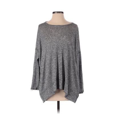 Lulus Pullover Sweater: Gray Tops - Women's Size X-Small