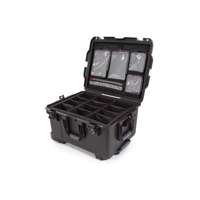Nanuk Case 960 w/lid org. - w/divider Black Large 960S-060BK-0A0