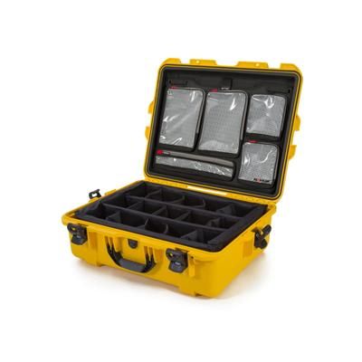 Nanuk Case 945 w/lid org./divider Yellow Large 945S-060YL-0A0