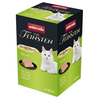 6x100g Animonda vom Feinsten Mild Menu Adult Pure Turkey