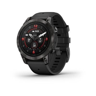 Garmin Epix Pro Gen 2 - Sapphire Edition Watches 47mm Carbon Gray DLC Titanium w/ Black Band 010-02803-10