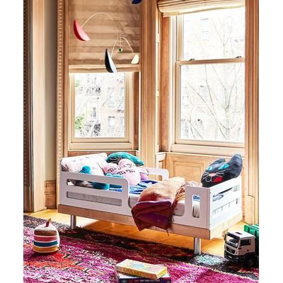 Oeuf Classic Toddler Bed - White/Birch