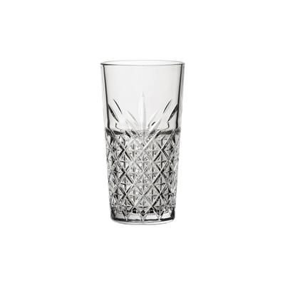 Steelite P520045 12 oz Pasabahce Timeless Vintage Highball Glass, Clear