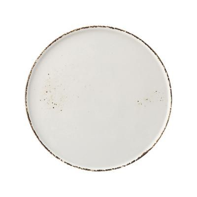Steelite UCT9069 10 1/2" Round Utopia Umbra Coupe Plate - Porcelain, White
