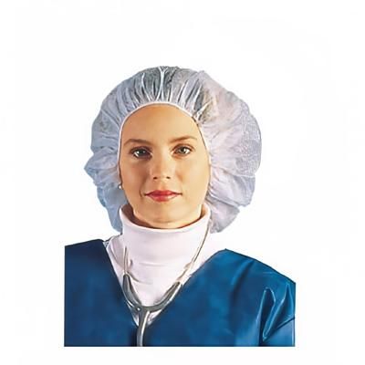 Chef Revival BCAP110CB Bouffant Cap Hairnet, 24", Lint-Free, Flame Resistant, Blue