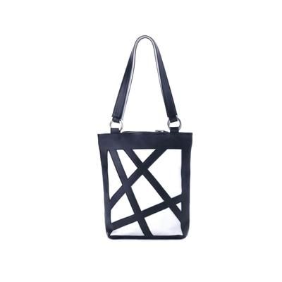 Urbn Chc Luna Kevlar Tote Bag Veg Look Black/Gazelle White Large LUNWHT