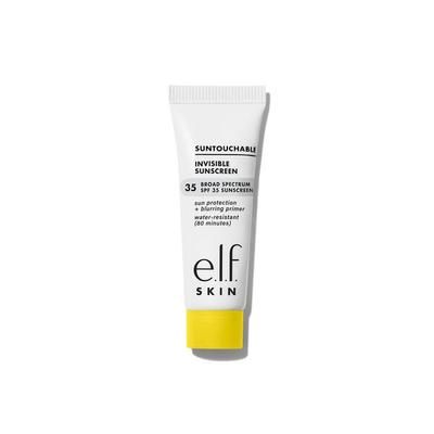 e.l.f. SKIN Suntouchable Invisible Sunscreen SPF 35 Mini - Vegan and Cruelty-Free Skincare