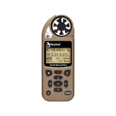 Kestrel 5700X Elite Weather Meter w/Applied Ballistics & LiNK Desert Tan 0857XALTANM