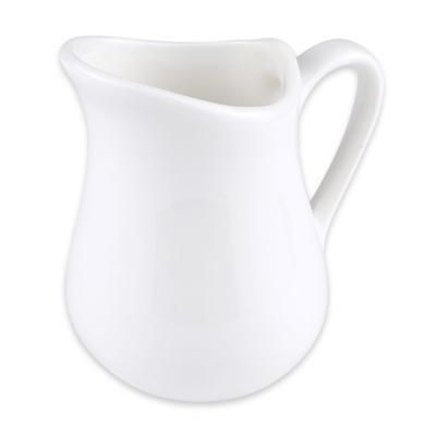 Libbey 905356907 3 oz Slenda Creamer - Glazed Porcelain, White Royal Rideau, 2 Dozen