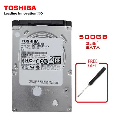TOSHIBA Brand 500GB 2.5" SATA2 Laptop Notebook Internal 500G HDD Hard Disk Drive 160MB/s 2/8mb 5400-7200RPM disco duro interno