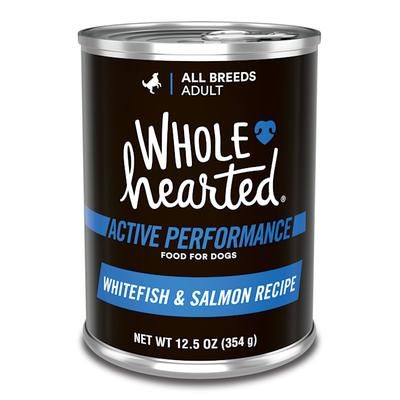 Active Performance White Fish & Salmon Recipe Wet Dog Food With Whole Grains, 12.5 oz., Case of 12, 12 X 12.5 OZ