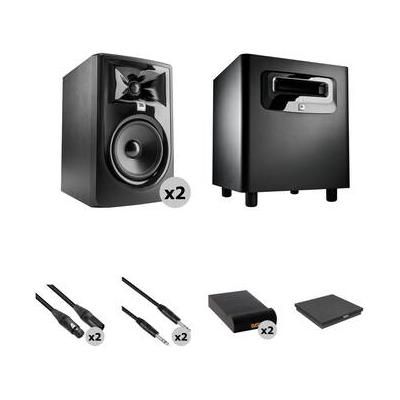 JBL 305P MkII - Studio Monitor Kit with Powered Subwoofer, Cables, and Isolatio 305P MKII