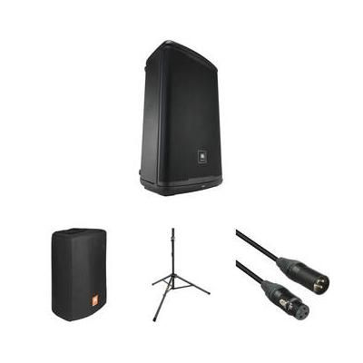 JBL EON715 Powered Speaker Kit with Cover, Stand, and Cable JBL-EON715-NA