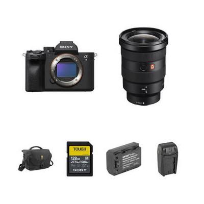 Sony a7 IV Mirrorless Camera with 16-35mm f/2.8 Lens and Accessories Kit ILCE-7M4/B