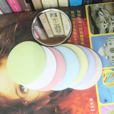 30 Pcs Cartoon Flower Cosmetic Mirror / Sweet Women Makeup Pocket Mini Portable /Nice Party Christmas Gift