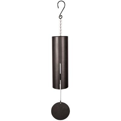 "Large Cylinder Bell - 36" BLACK FLECK - Carson Home Accents 60614"