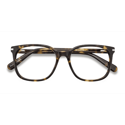 Unisex s square Tortoise Acetate Prescription eyeglasses - Eyebuydirect s Absolutely
