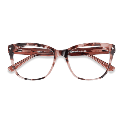 Female s horn Pink Tortoise Acetate Prescription eyeglasses - Eyebuydirect s Petal