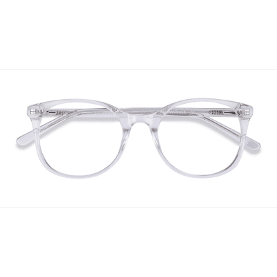 Female s round Clear Acetate Prescription eyeglasses - Eyebuydirect s Greta