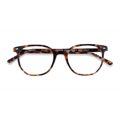 Unisex s horn Brown Gray Tortoise Acetate Prescription eyeglasses - Eyebuydirect s Ray-Ban RB5397 Elliot