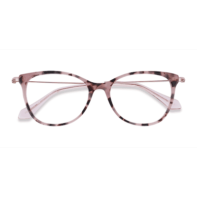 Female s horn Pink Tortoise Acetate, Metal Prescription eyeglasses - Eyebuydirect s Idylle