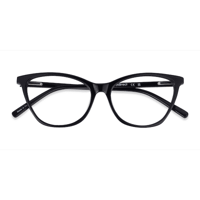 Female s horn Black Acetate Prescription eyeglasses - Eyebuydirect s Instinct
