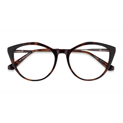 Female s horn Tortoise Acetate Prescription eyeglasses - Eyebuydirect s Clarissa