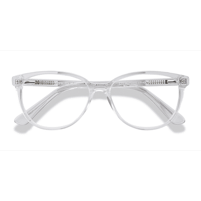 Female s horn Clear Acetate Prescription eyeglasses - Eyebuydirect s Hepburn