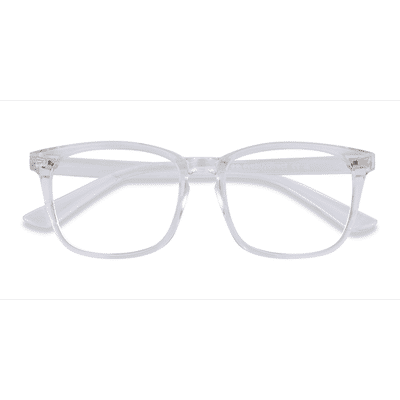 Unisex s square Clear Plastic Prescription eyeglasses - Eyebuydirect s Uptown