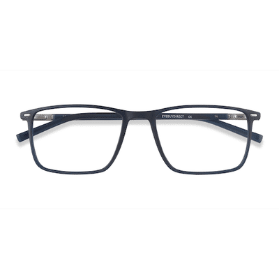 Male s rectangle Navy Plastic, Metal Prescription eyeglasses - Eyebuydirect s Simon